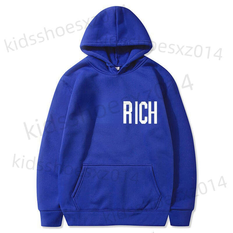 Hoodrich Hoodie Hoodrichjacke Spider Hoodie Hat Sweatshirt Foreign Hooded RICH Letter Printing Loose Leisure Sports Kids Designer Clothes Size S-xxxl