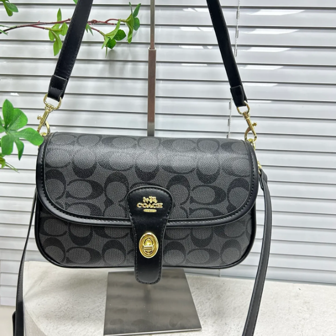 Fashion classic monogram print Willis baguette bag shoulder Bag Crossbody Bag With Adjustable Strap, Classic Flap & Lock Detail , Suitable