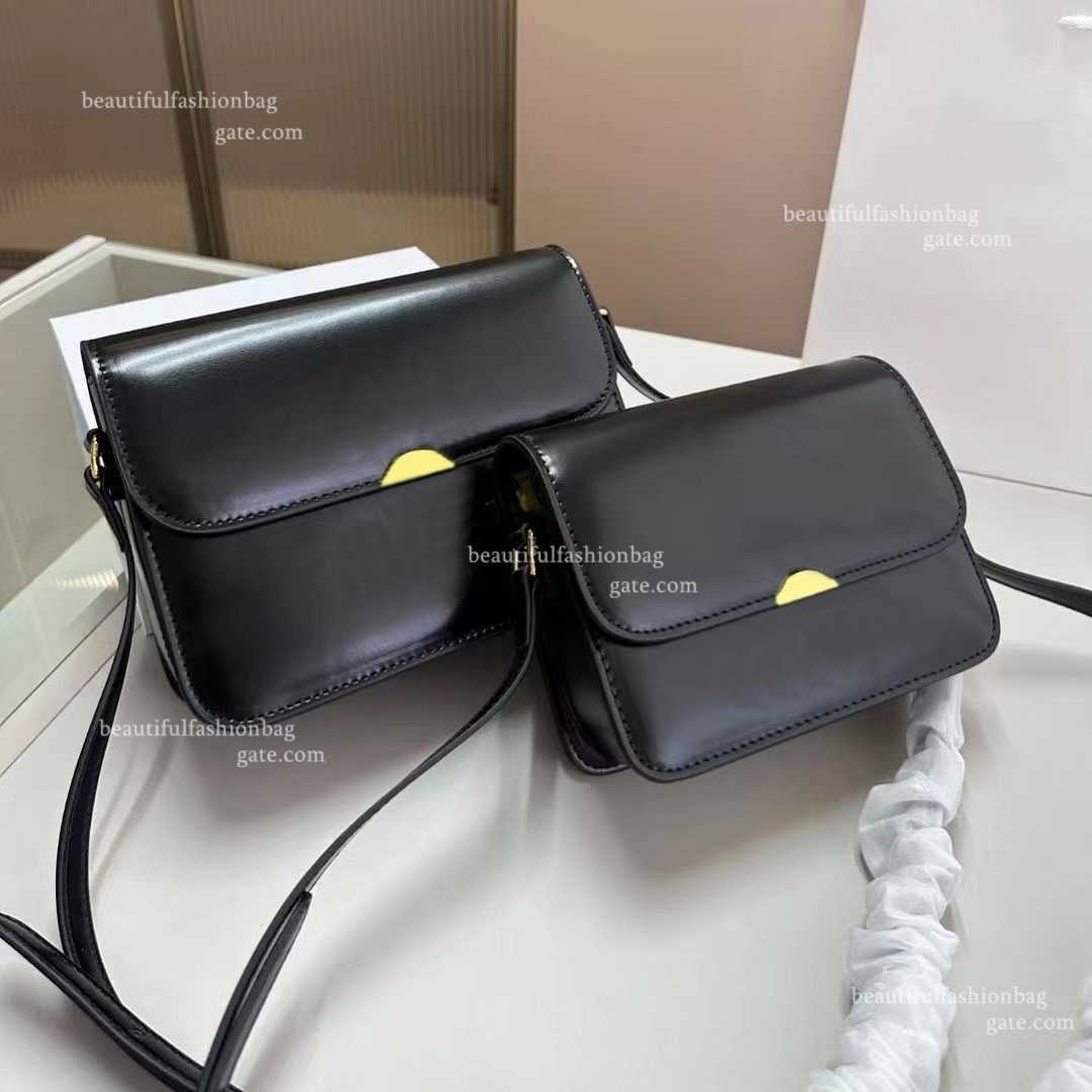 Designer bag Real Leather handbag Women Purse Shoulder Bag Crossbody Bags Latch Tofu Buns Classics Clutch handbags Wallet Tofu Bag Black Gold Womens Bag