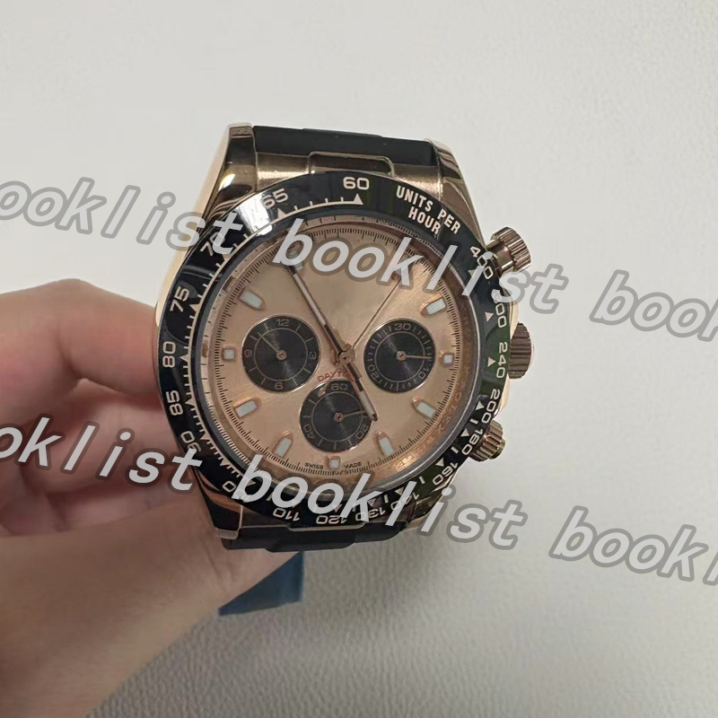 Designer Men's Watches Classic Wristwatch With Steel Strap Silicone Watch Strap Fashion Watches For Men 40mm 13569