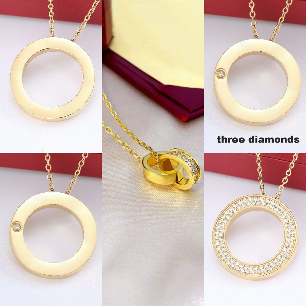 love necklace Hip hop jewelry luxury designer jewelry Rose Gold necklace exquisite gold diamond love Pendant delicate necklace designer love jewelery necklace