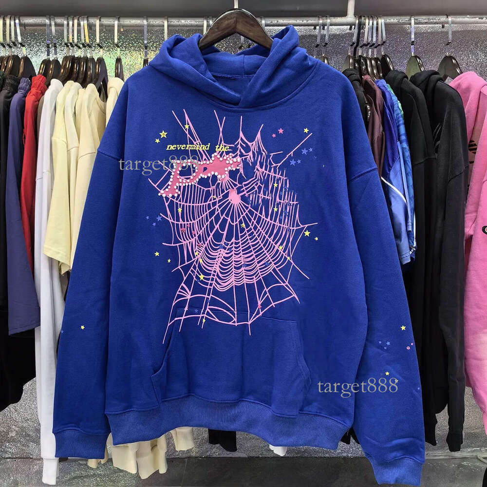 Designer Spider Hoodie Mens Hoodies Pants Men Hoody Women Graphic Sweatshirts Stree puff print web hoodies tracksuit sweatpants 42e