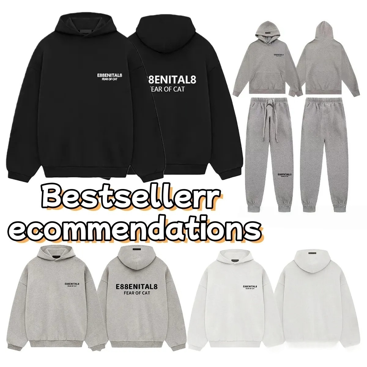 essentialsasse tracksuit designer mens hoodies for mens designers heavyweight hoodie clothes sweatshirts men designer essentialsntly fashion men designer pant