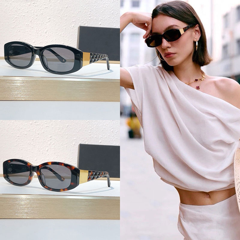 Fashion Womens Sunglasses Acetate Oval Top Designer High-quality Goggles UV400 Protection Outdoor High Street Catwalk Style C74573S