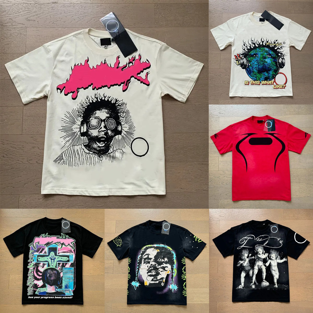 helloween shirts high quality mens designer t shirt for men women graphic tees print fashion tshirt designer hellness shirt hellly round neck short sleeve clothing c