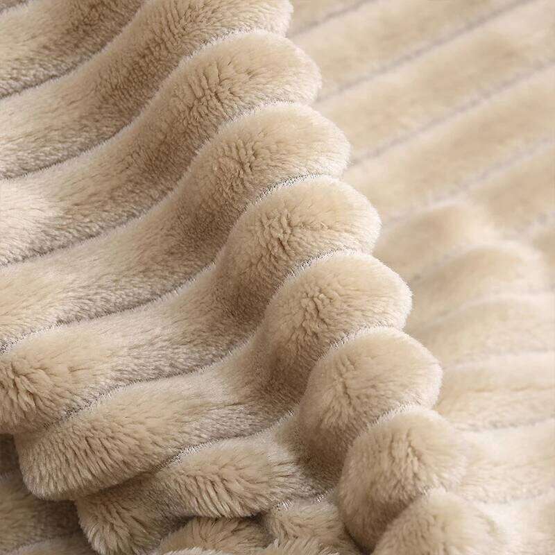 Blanket Winter Flannel For Beds Solid Coral Fleece Faux Fur Throw Coverlet Sofa Cover Bedspread Soft Fluffy Plaid Blankets 26N0106