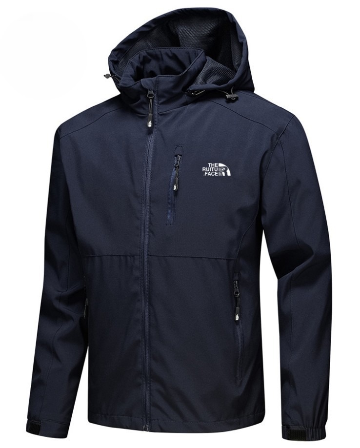 Luxury Fashion Jackets 2026 Spring Autumn Men's Windbreaker, Waterproof Windproof & Breathable Hiking Jacket, Outdoor Sports Rain Coat