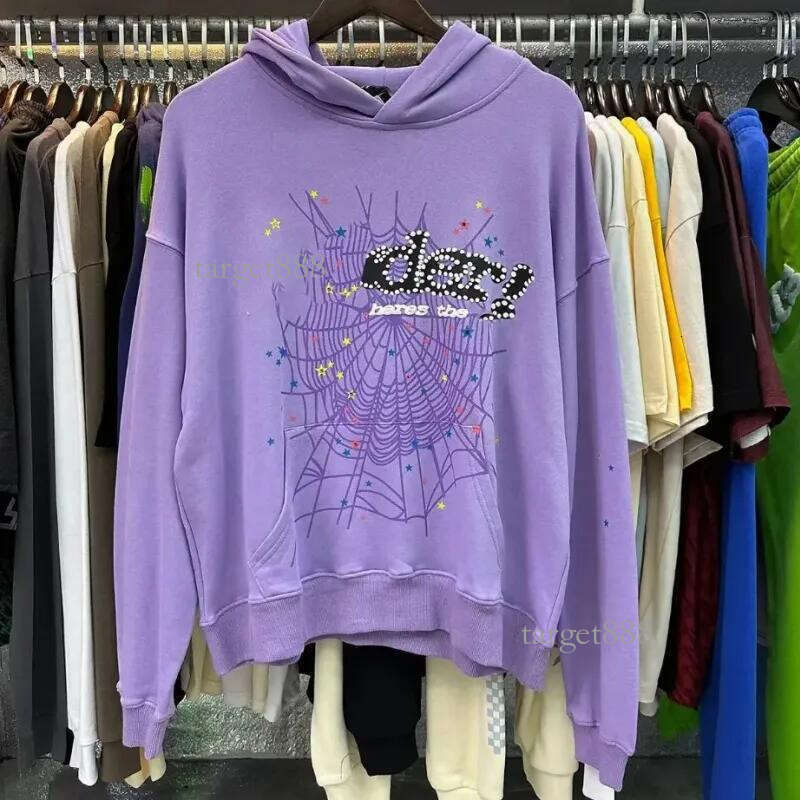 Designer Spider Hoodie Mens Hoodies Pants Men Hoody Women Graphic Sweatshirts Stree puff print web hoodies tracksuit sweatpants dfd