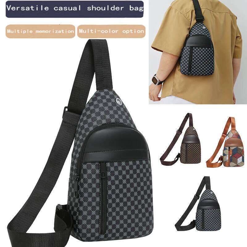 Neutral style women's men's crossbody with multi-color design, suitable for business travel and single shoulder bags