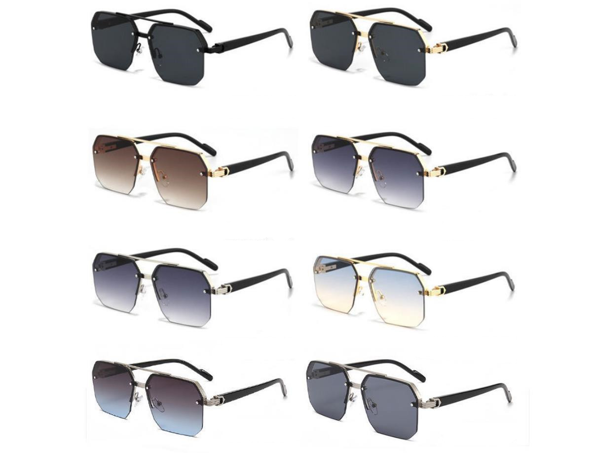 Designer Sunglasses Men Women Sunglasses Polarized Sunglasses Oversize Frame Luxury Goggle Pilot Alloy Frame UV400 Eyewear K710