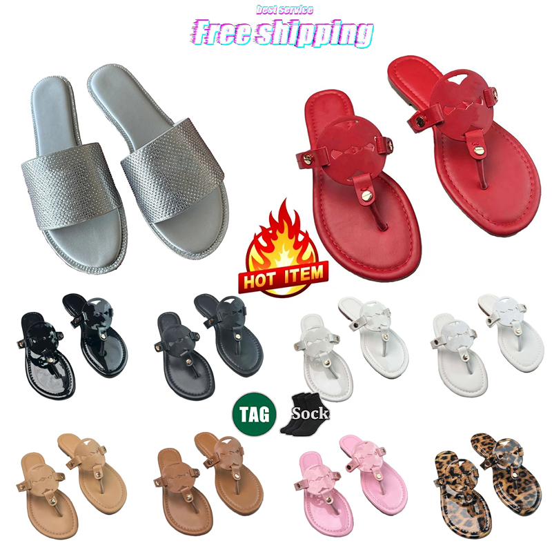 Women's free shipping Designer Slippers Fashion Summer Beach hot Casual Slippers TB Classic blue Slippers Designer Slippers Sandals 2026 new flash sale