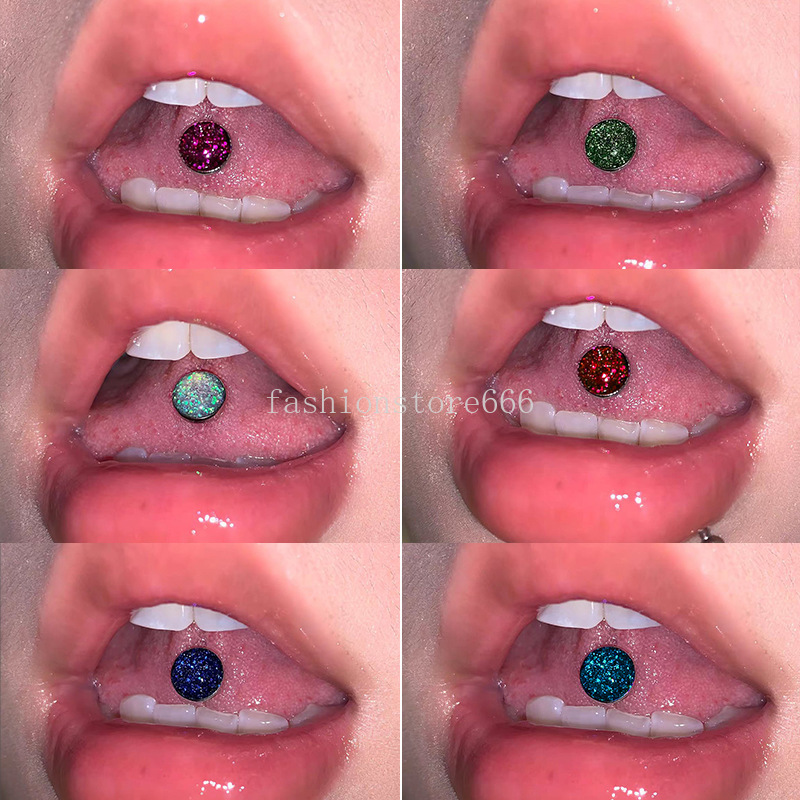 Titanium Steel Tongue Ring Flaing External Tead Unique Spicy Girl Piercing Jewelry Faionable