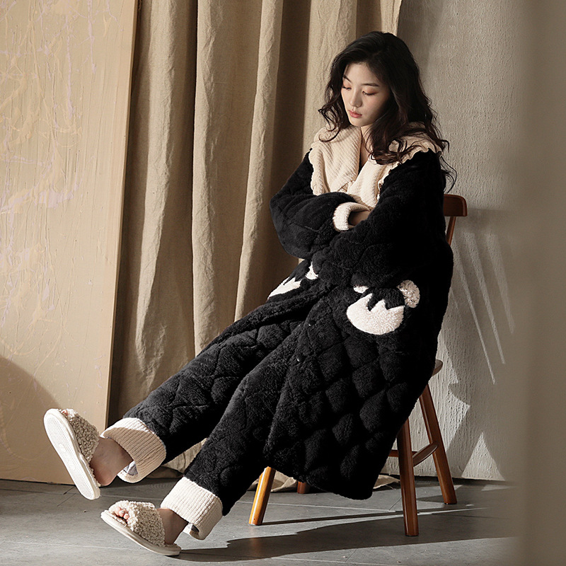 X270-Chic Contemporary B1286 Ladies' Turtleneck Sweater Dress Complementing Slim Fit Pants