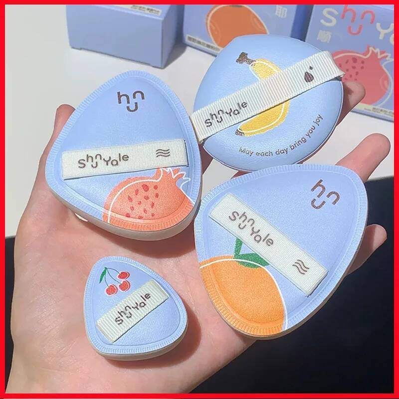 Bestseller ShunYale Powder for liquid foundation, thumb flocking powder puff, wet and dry dual-use, no-powder marshmallow makeup puff ddmyHappy