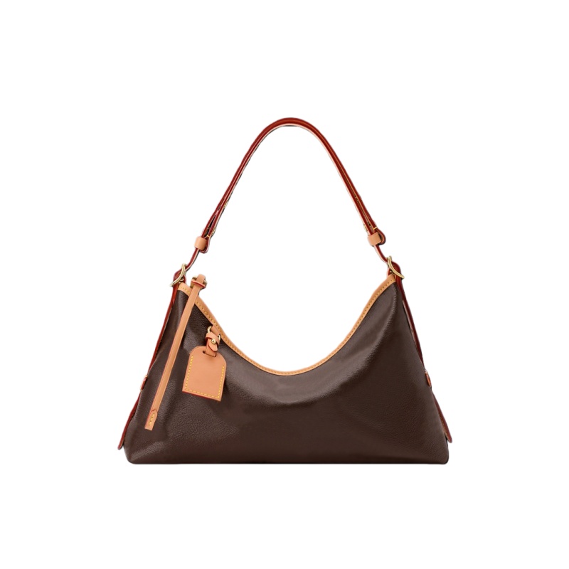 Luxury Designer CarryAll East West Tote shopping bag Women Leather Handbag Brown Flower Shoulder Crossbody bags luxe sleek design Purses