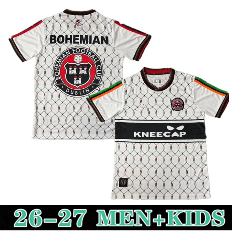 Bohemian FC 2025 2026 Soccer Jerseys 25 26 Palestine Away Dublin Bus Football Shirt camiseta de futbol maillots foot home away third 4XL