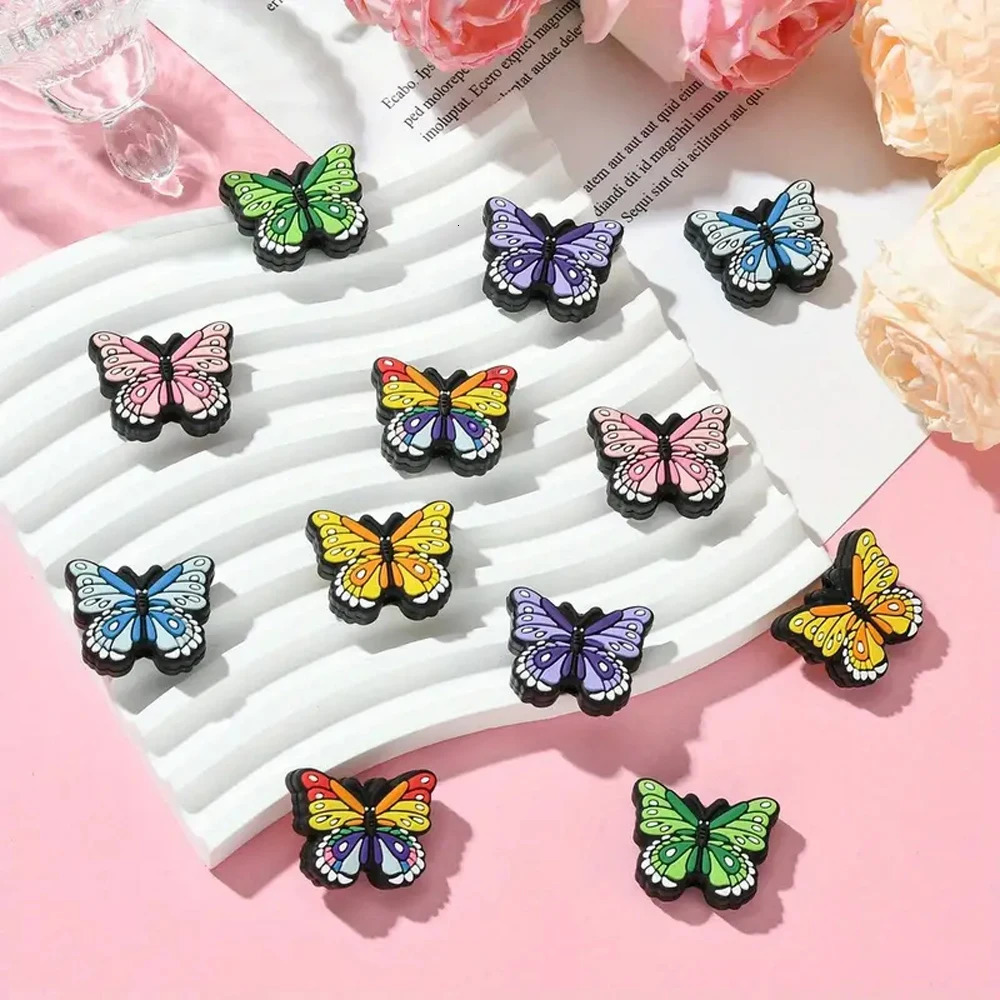 5/38/40PCS Butterfly Silicone Bead Set perfect for DIY handmade keychains necklaces bracelets jewelry pendants etc 260106 - view 6