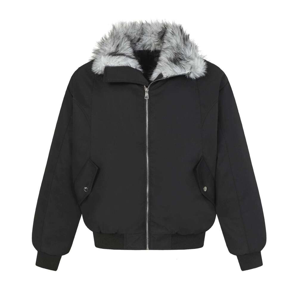 Versatile High Street Fashion Coat: Warmth Meets Chic with Soft Cotton Material