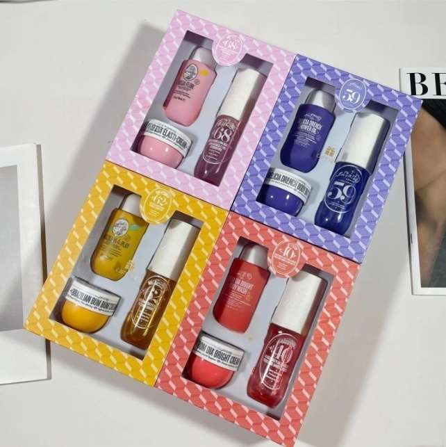 Brand Fragrance Body Care Travel Set 90ml Perfume Mist 90ml Body Wash 50ml Body Cream Body Fragrance Set