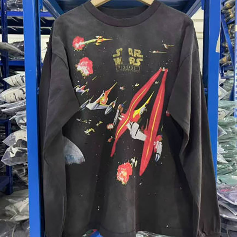 2025ss Men's Hoodie Designer Hoodie Hip Hop Cotton Long Sleeve Women's Sports Windproof Pullover Size S-XL