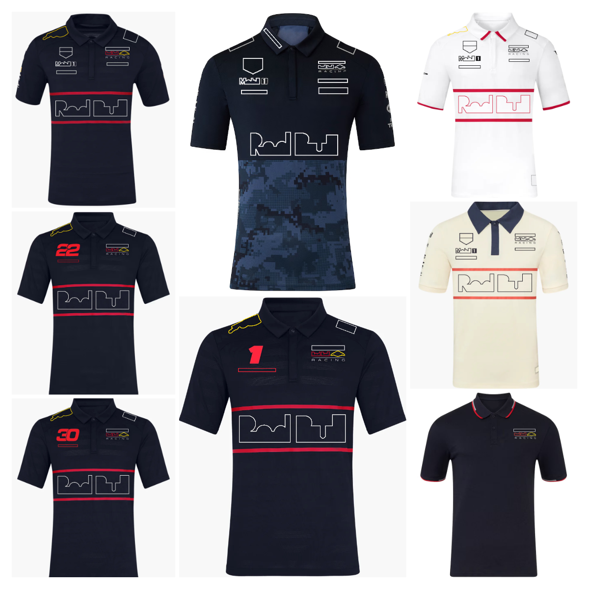 F1 2025 Team Special Edition Polo Shirt Formula 1 Driver Racing T-shirt New F1 Polo shirt Fans Lapel Short-sleeved T-shirt unisex
