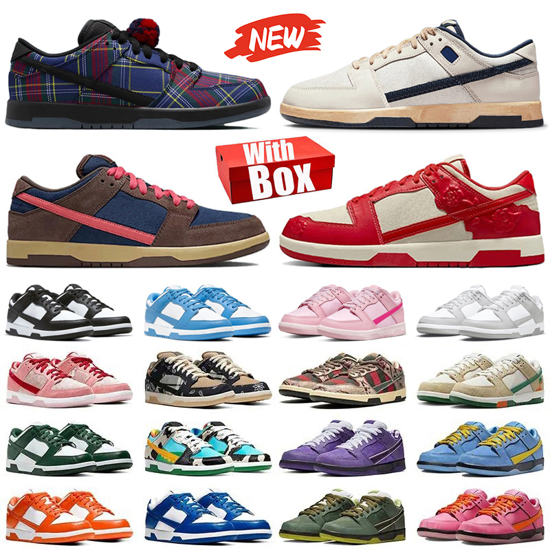 With Box Designer Low Casual Shoes Baroque Brown Adobe Roses Valentine's Day Stranger Things Nardwuar Krampus Khaki Leopard White Black Men Women trainers Sneakers