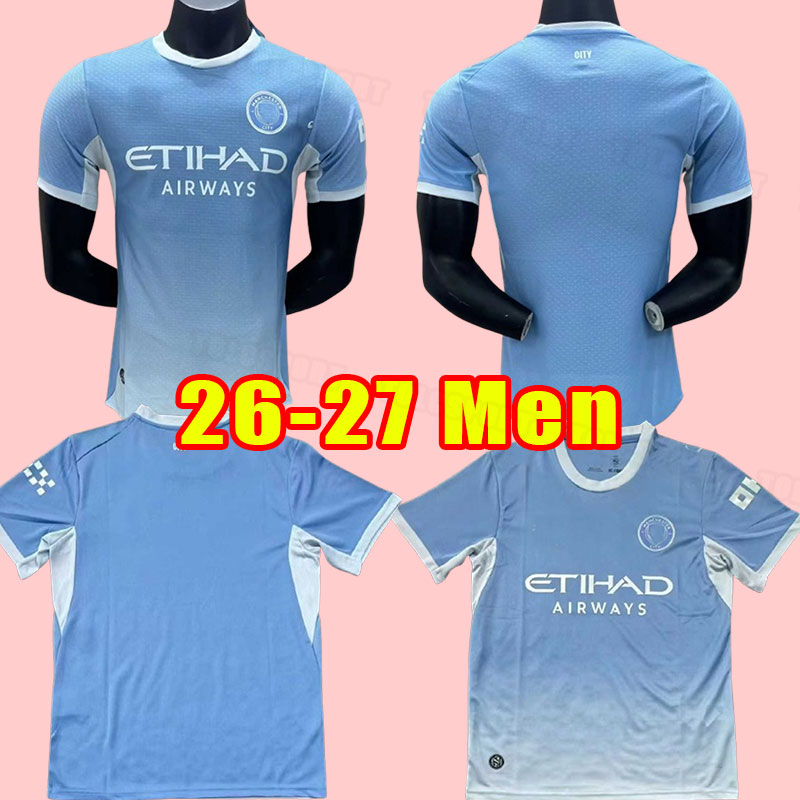 man city 3XL 4XL HAALAND soccer jerseys 25 26 DE BRUYNE PHILLIPS GREALISH MAHREZ Man FODEN 2025 2026 ALVAREZ player version home away third men kids child kits