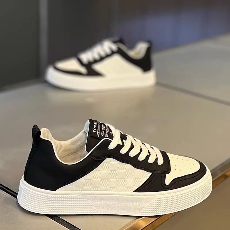 Ddmysheep Panda Color Summer Breathable Live Sneakers Casual Leather White Trendy Shoes Men S Wholesale Outdoor Shoes