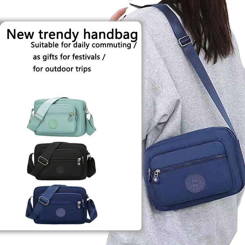Neutral Cross-Body Shoulder Bags, Messenger Bags Both Men and Women Are Suitable for Working Students