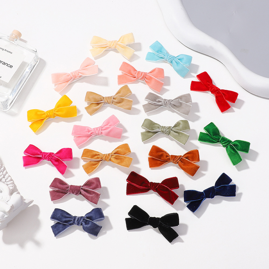 Toddler Hair Clips Kids Sweet Bowknot Hair Accessories Infant Girls Cute Bowknot Hairpin Headwear Mini Ribbon Barrettes U2026
