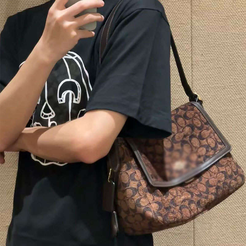 2026 Marge Sherwood Korean Cowhide Boston Hand-Held Underarm Bowling Shoulder Bag Mdng