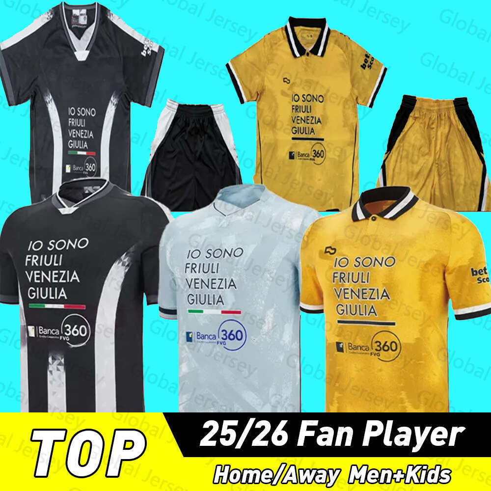 25/26 Udinese Calcio IKER BRAVO Soccer Jerseys 3rd ATTA DAVIS KRISTENSEN BUKSA BAYO I.GUEYE ZANIOLO LOVRIC KARLSTROM EKKELENKAMP ZARRAGA SOLET MILLER Football
