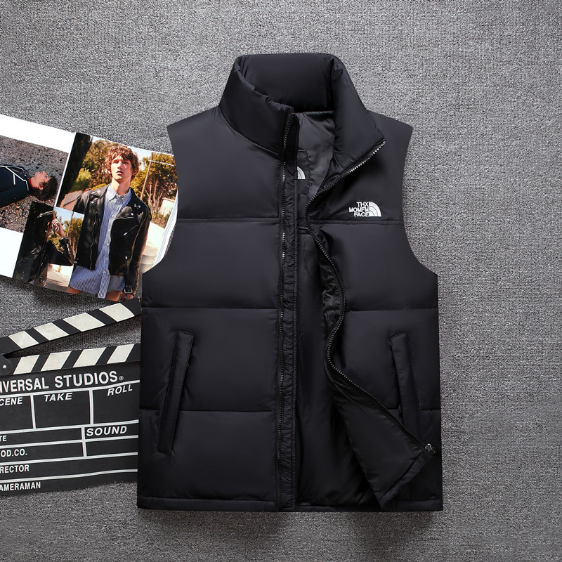 new Men's down vest short style couple's model unisex outdoor casual warm vest for teenagers trendy