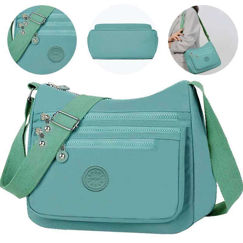 Neutral style men's and nylon crossbody casual wear, fashionable canvas bag for women's shoes.
