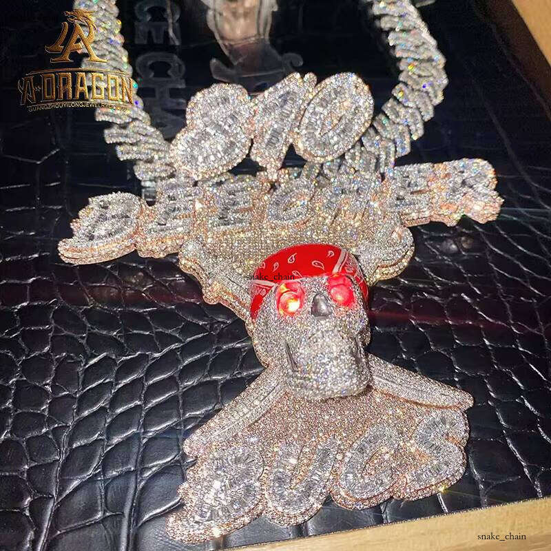 Factory Price Wholesale Iced Out VVS Moissanite Moissanite Custom Celebrity Picture Photo Memory Pendant Hip Hop Jewelry Men