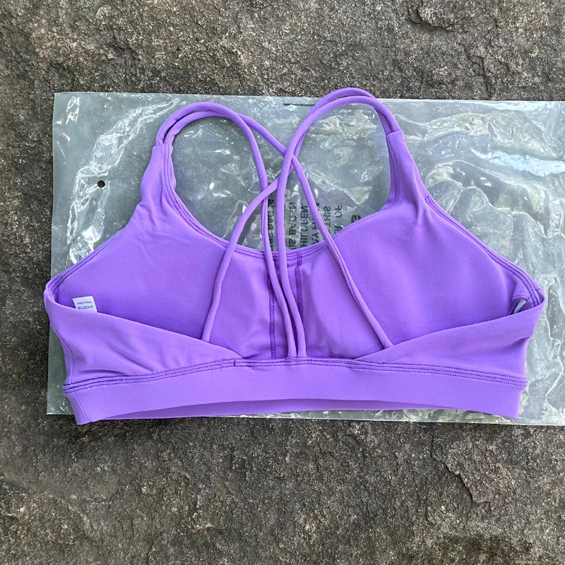 Women Sports Bra Cross Strap Top Women Push Up Sport Bra Yoga Gym Crop Top Brassiere Fitness Top Sport Bra Breathable Bras 260106