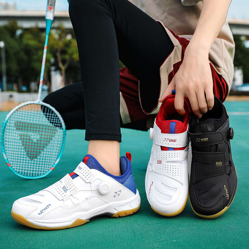 New Free shipping Rotating Buckle top niche Casual Badminton Breathable Couple Style Lightweight Table Sports Men's Tennis Training Shoes