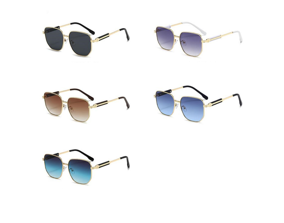 Designer Sunglasses Men Women Sunglasses Polarized Sunglasses Oversize Frame Luxury Goggle Pilot Alloy Frame UV400 Eyewear K707