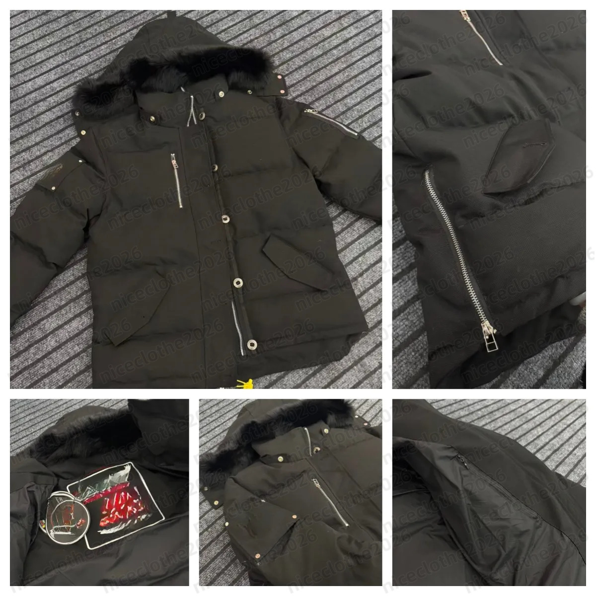 Moosely Knukles Coat Parka Winter Waterproof White Duckmoosemoosely Knucklecoat Designer Fashion Men Women Couples Casual Moosely Knuckless Coat Men Version 4bc