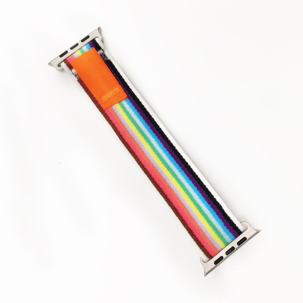 Nylon suitable for Apple iWatch 8 Ultra adjustable nylon woven loop strap