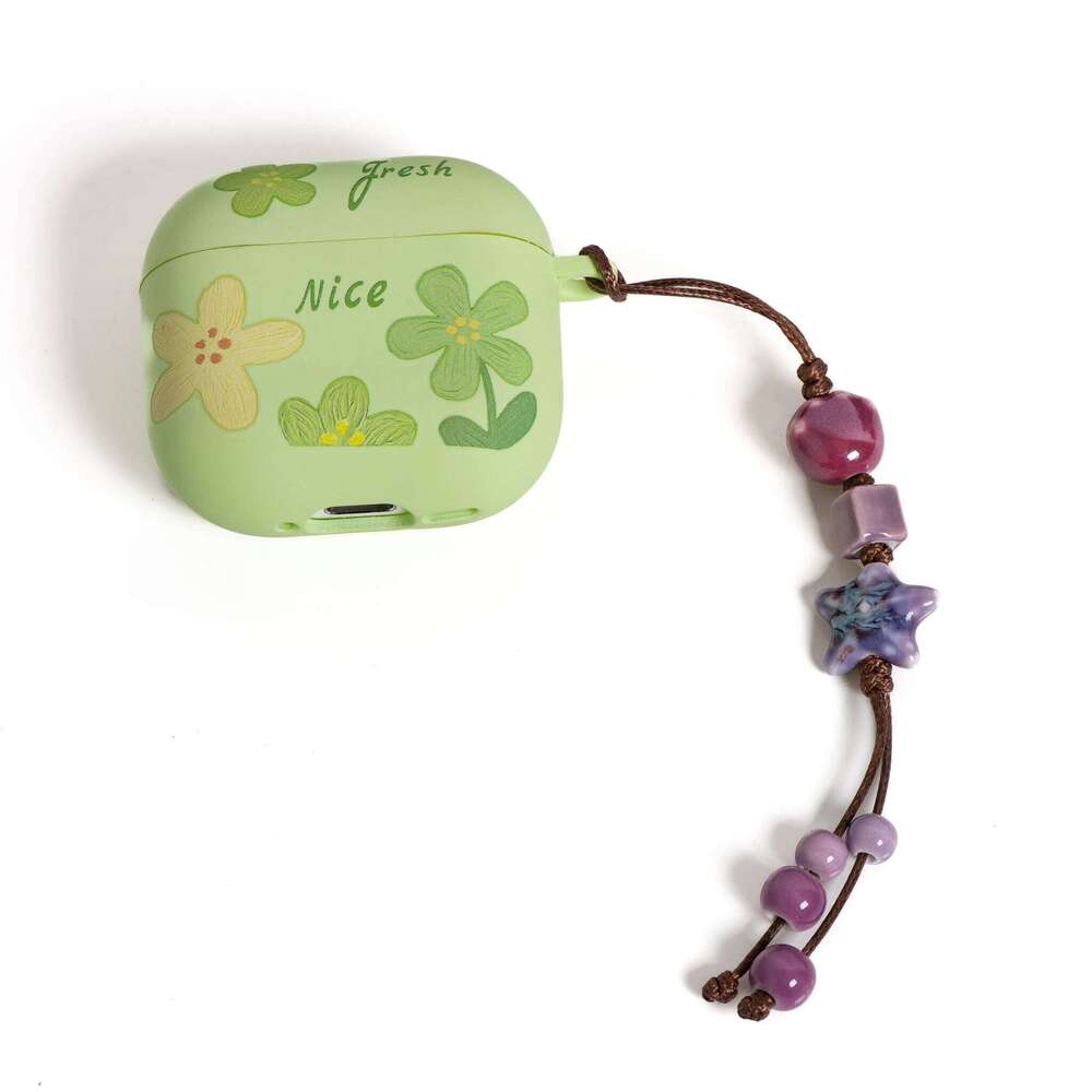 Handmade Purple Star Cat Claw Ceramic Charm Keychain Unique Bag Pendant Boho Gift S02-023 XJ260106