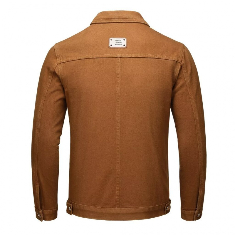 Free Shipping Luxury Fashion 2026 Men's Oversized Denim Jacket, Durable Workwear Coat