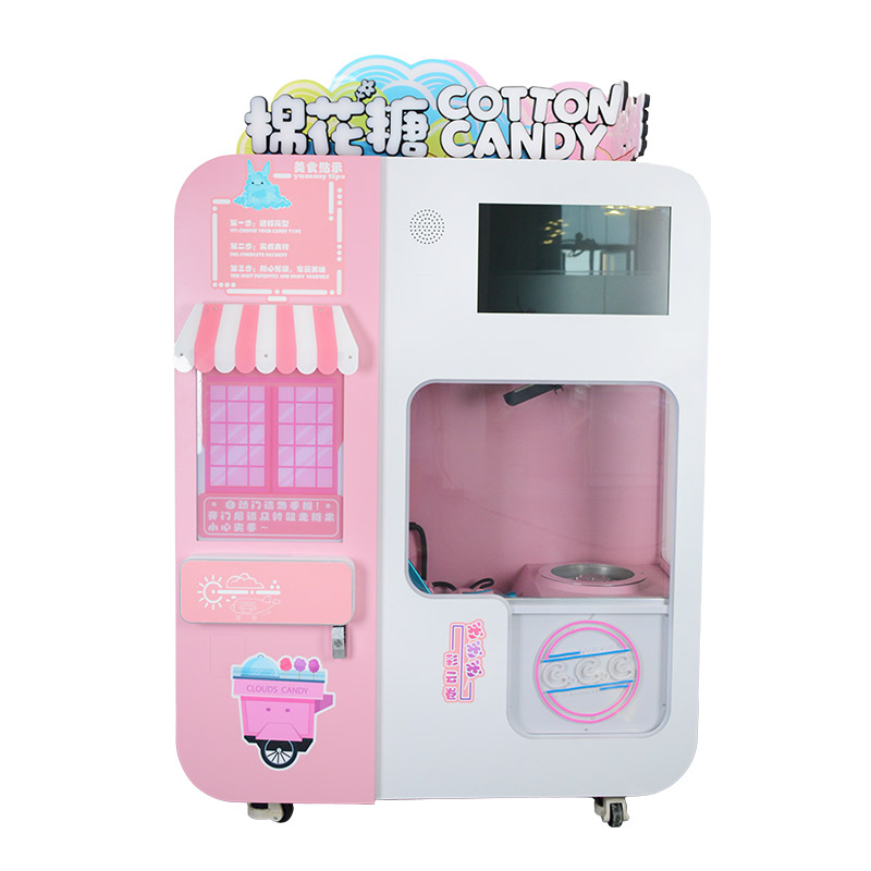 Cotton Candy Machine Vending Fully Automatic with Fast 2-Minute Production