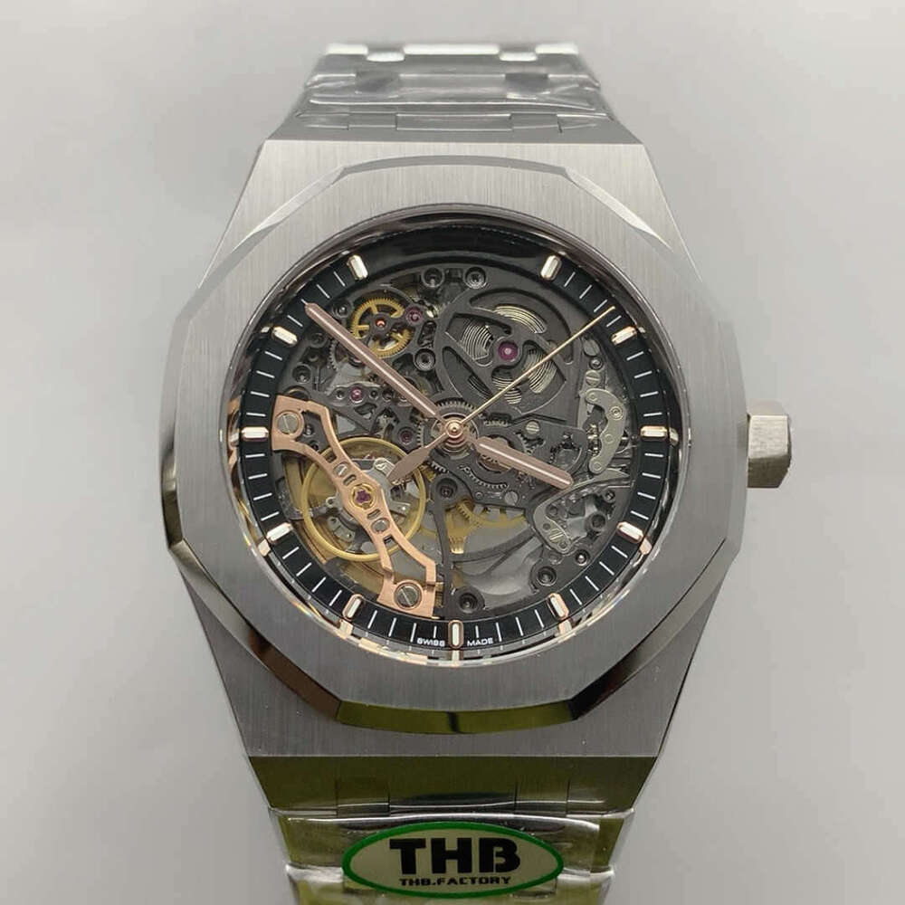 Royal 15407ST.OO.120ST.01 5A Quality 1 to 1 SuperClone THB Factory 41mm Mens Watches Automatic Mechanical 2131 Movement Gift Box Watch