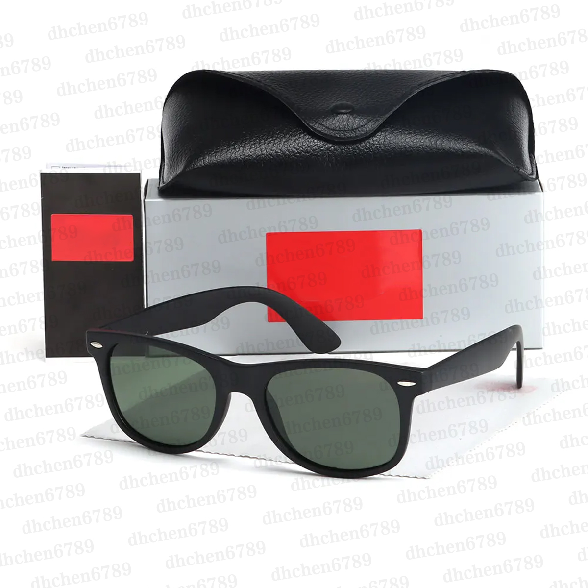 Raybanrb Sunglasses Wayfareres 2140 Polarized glasses Top RB Nylon Frame and Designer Justin 4165 Eyeglasses Gafas glasses brand Club master 3016 glasses with box