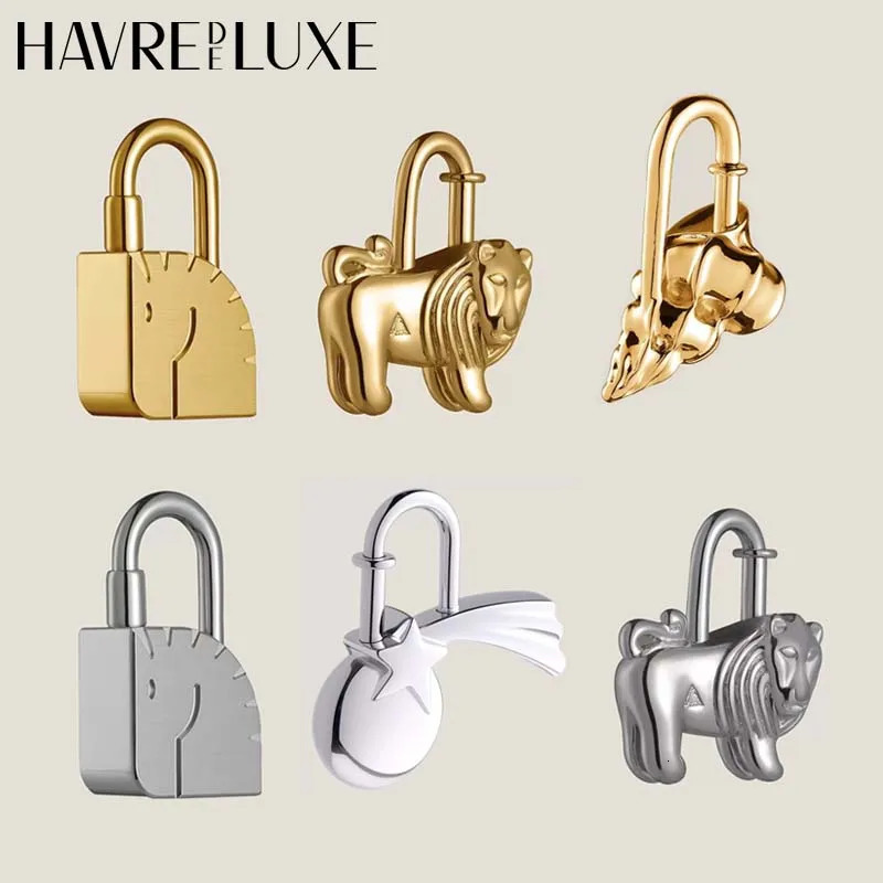 Bag Charm For Woman Bag Pegasus Lock Charm Copper Animal Metal Lock Bag Pendant High-end Charm Necklace260107