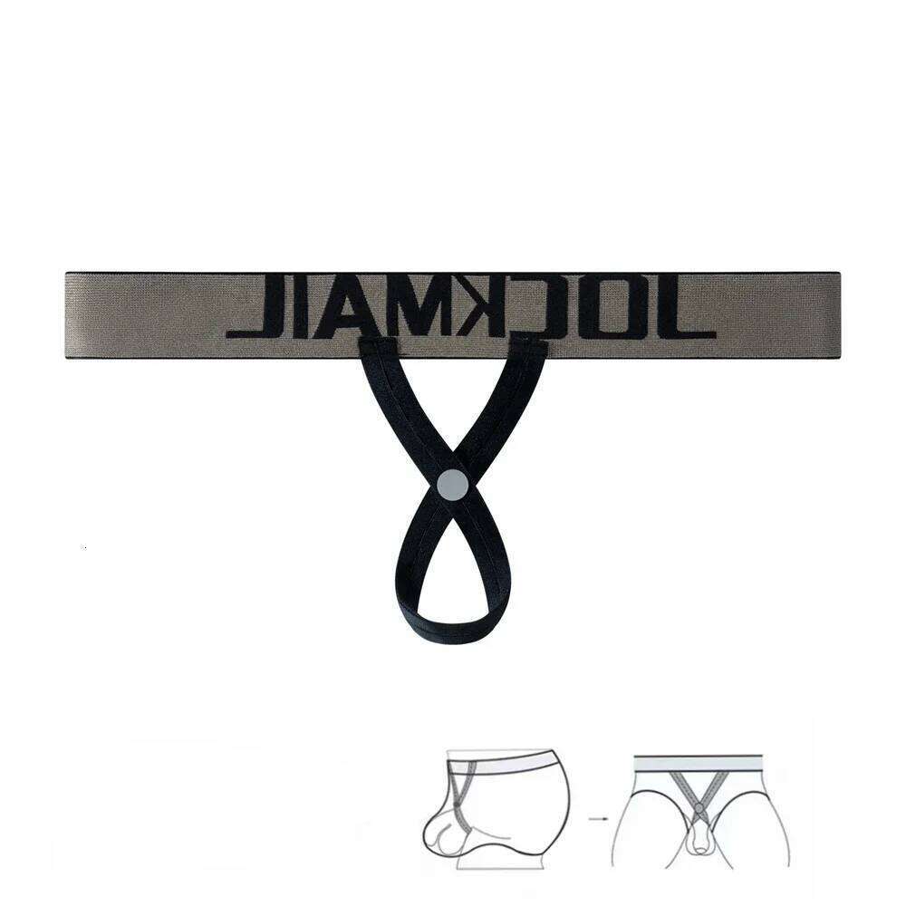 Ckstraps Men Jockstrap Panties Sexy Thongs G String Adjustable Mobile Buttons Ring Penis Cockring Gay Underwear Thong Lingerie