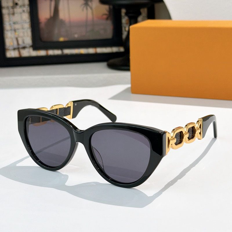 Designer Men Lady Classic Oval Metal Design Eyewear 2640U Luxury Full Frame Sunglasses Anti Ultraviolet UV400 Beach Fashion Glasses