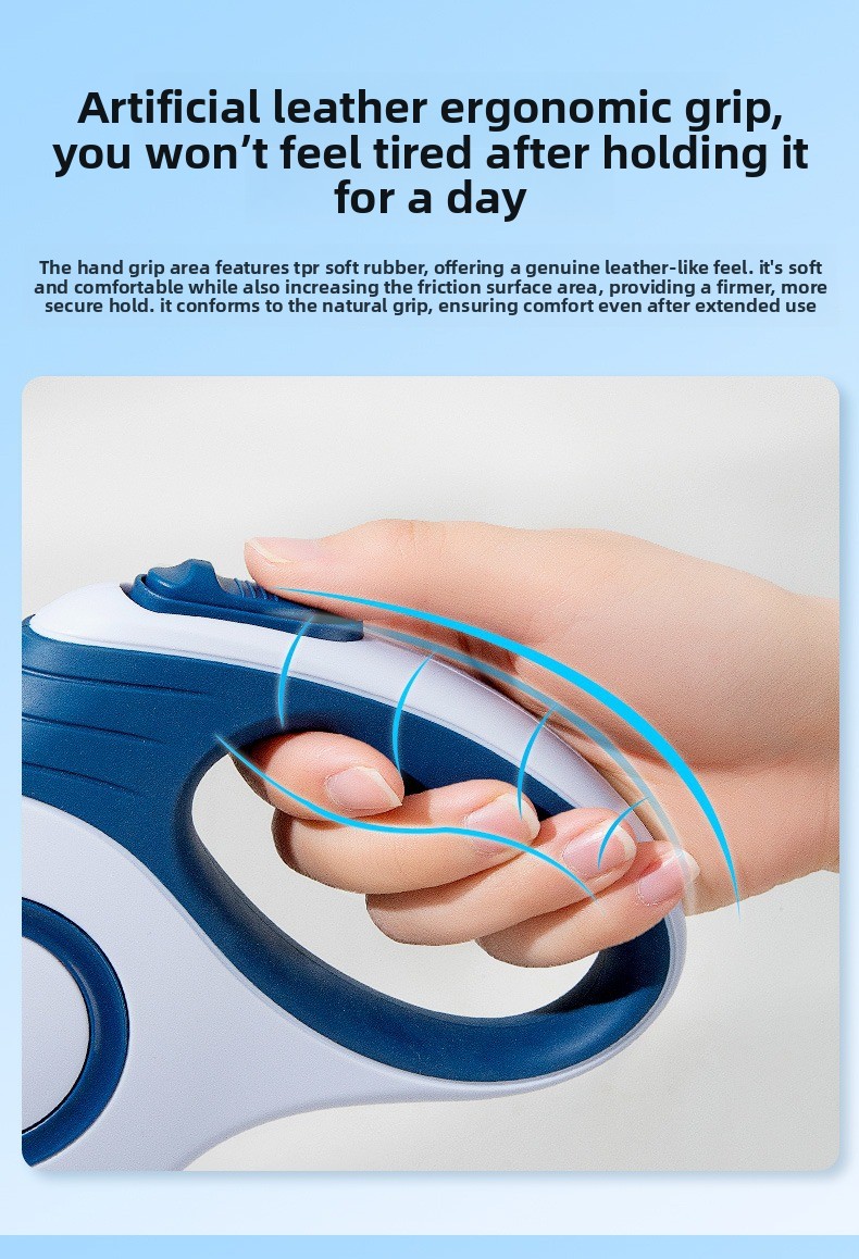 Automatic Retractable Chain Leads Dog Leash with Durable Reflective Strap Anti Pull for Small Medium Large Dogs