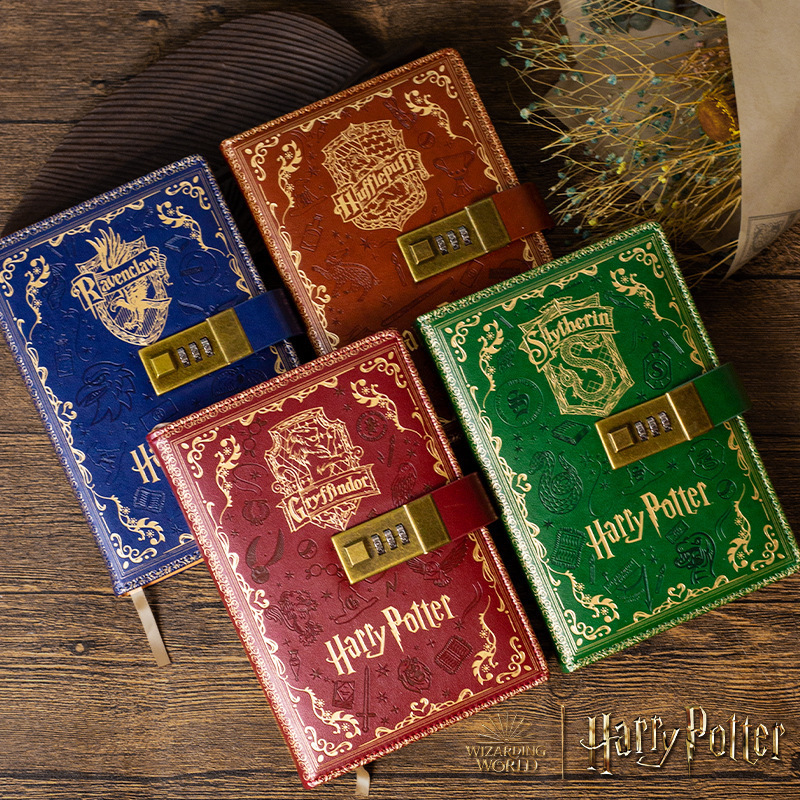 Bestseller Harry Potter Merchandise Four Houses Password Notebook Color Pages A5 Notepad Children's Student Cartoon Diary ddmySat